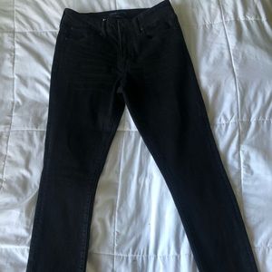 Men’s black denim jeans size 29/30 straight leg new